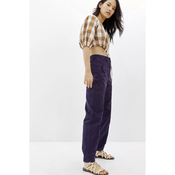 NEW ANTHROPOLOGIE MAEVE TAPERED WOMEN'S UTILITY PANTS - SIZE 6 - Picture 2 of 12